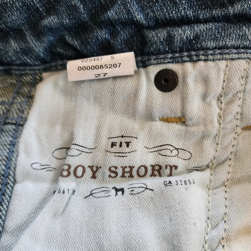 Anthropologie Holding Horses Jean Shorts Womens 27 Blue - Picture 10 of 11